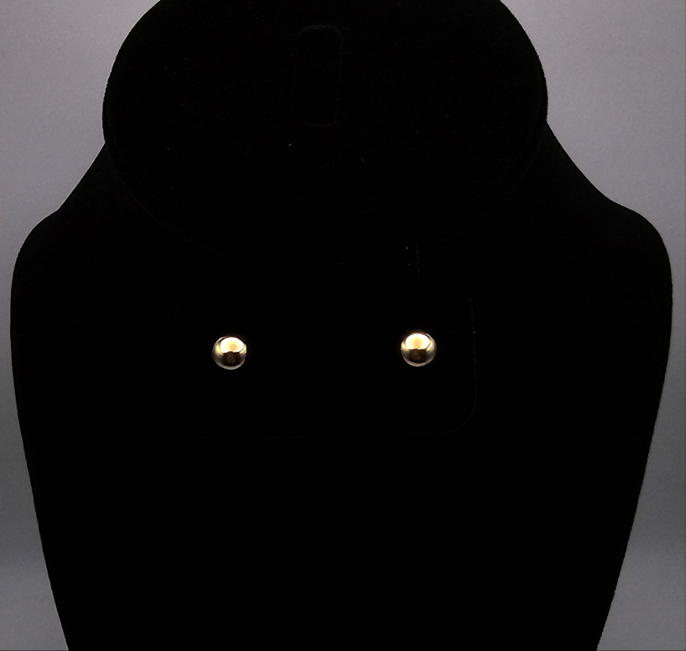 14kt Gold 7mm Ball Stud Earrings