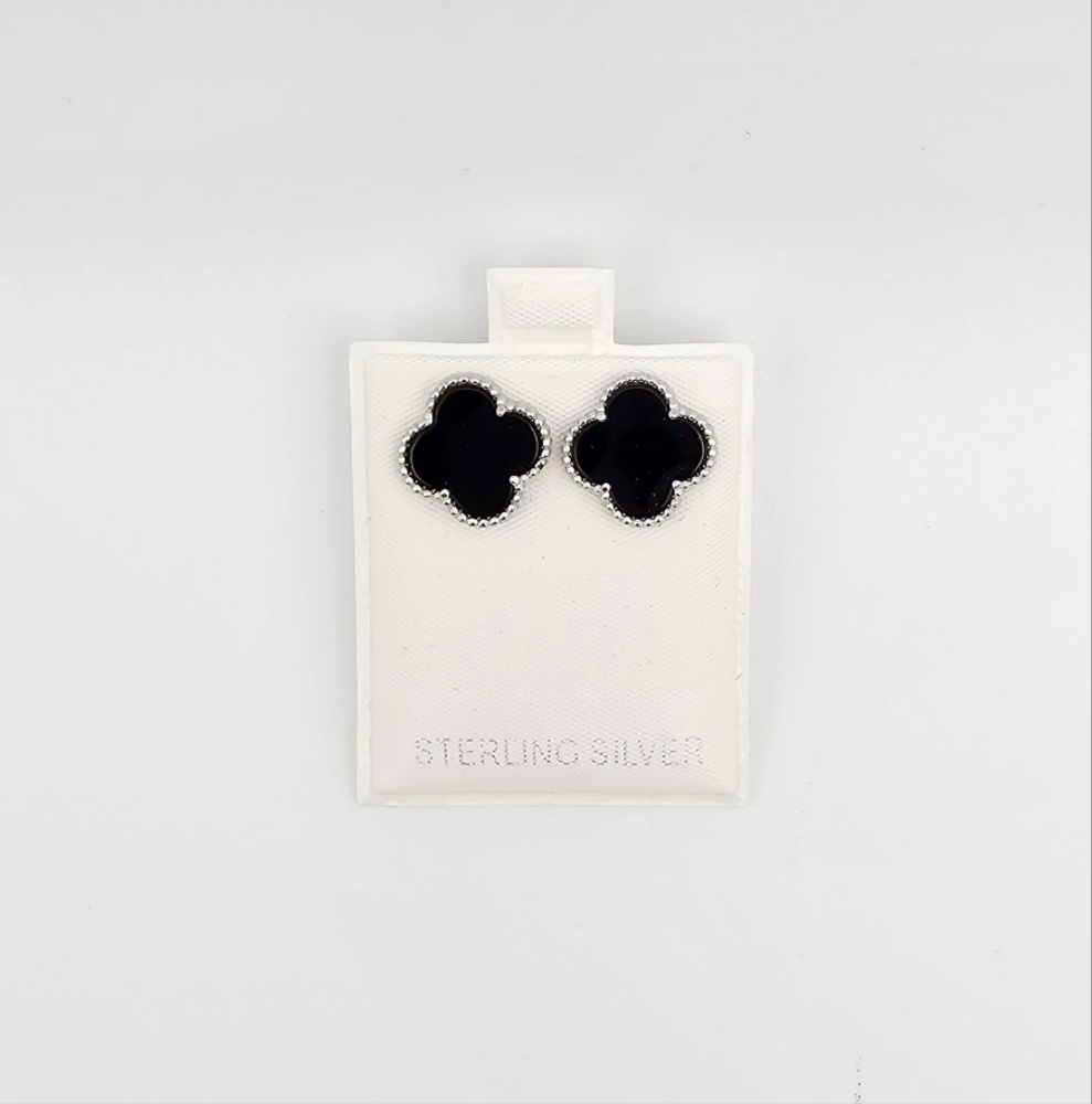 Clover Earrings in 925 Silver