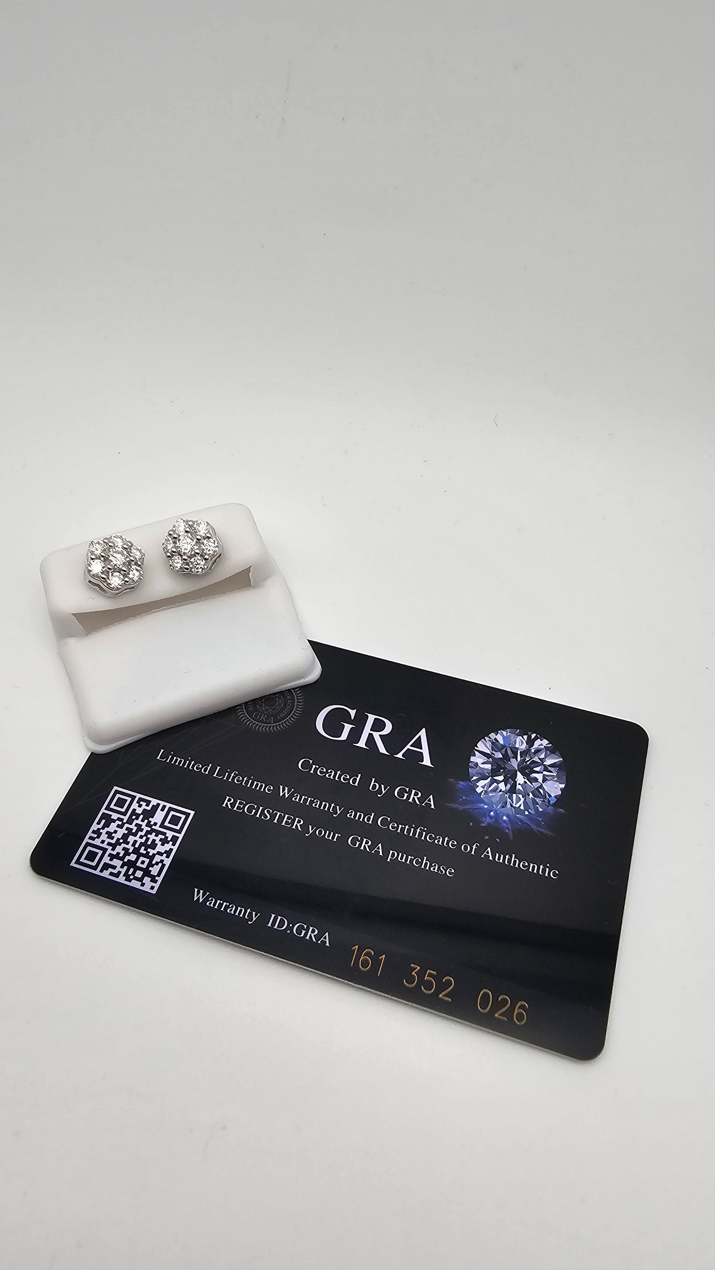 Floral Hexagon Moissanite Studs | 1.72 ctw VVSD | 3.42 g |