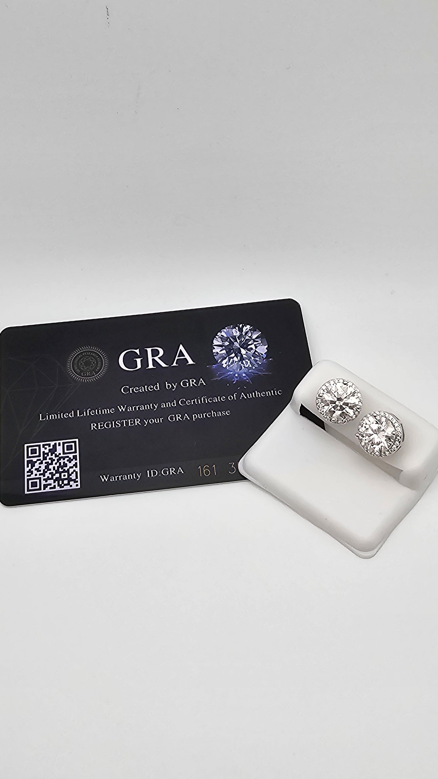 Single stone Halo Moissanite Diamond Earrings | 6.34 ctw | VVSD | 4.05 g