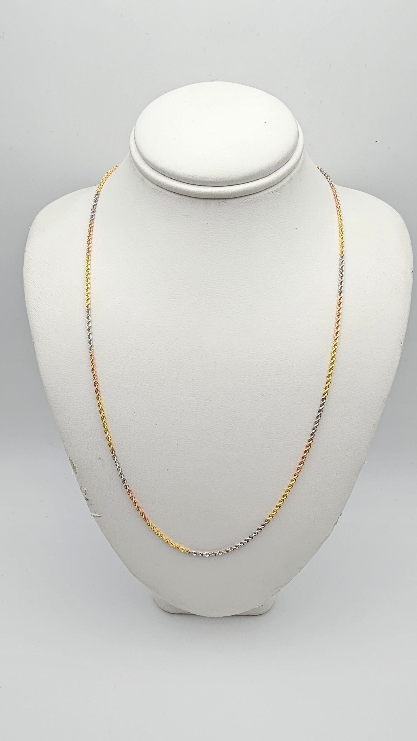 14kt three tone Gold Chain