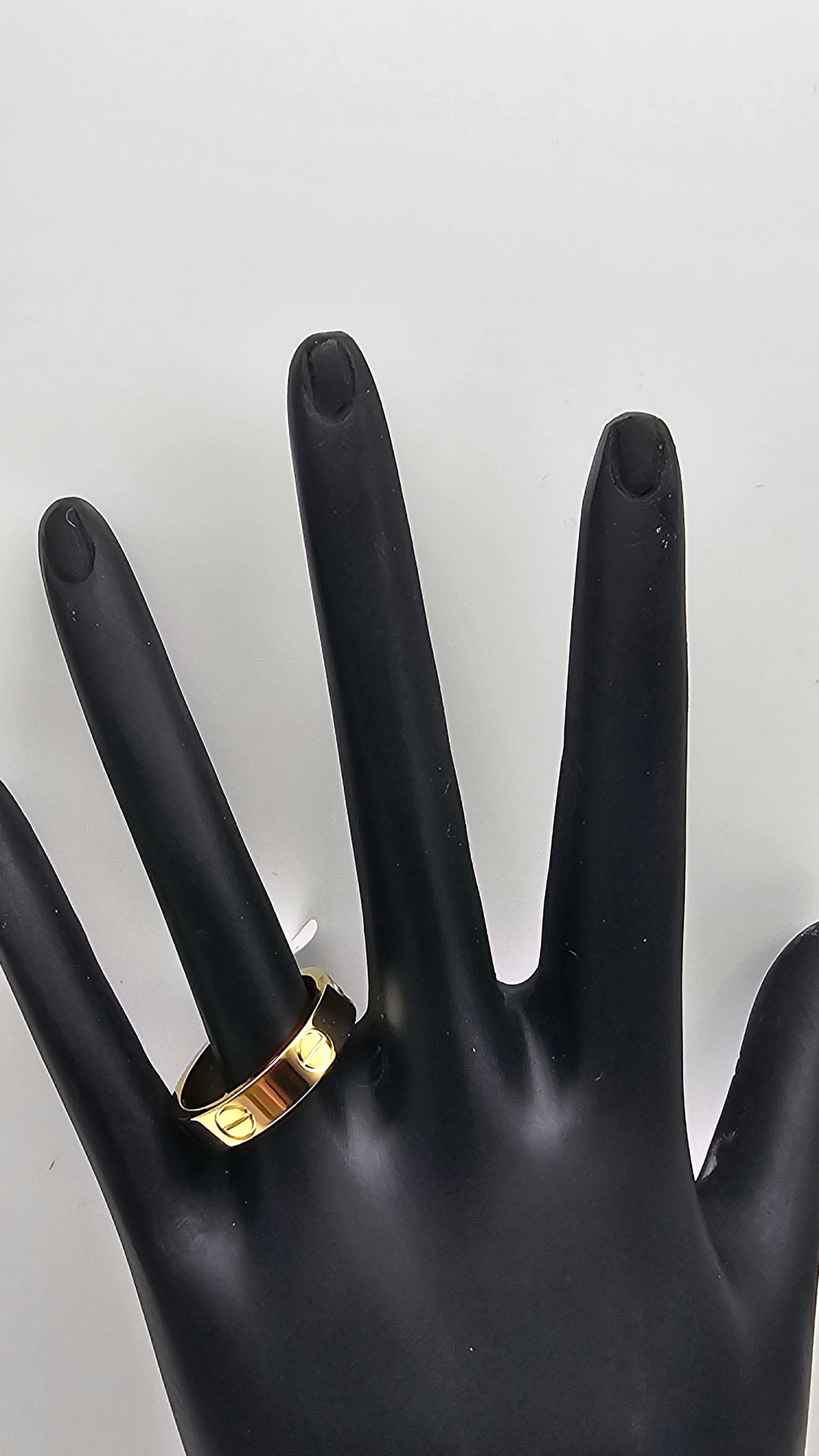 Ring band US Size 6 | 925 Silver Gold Plated
