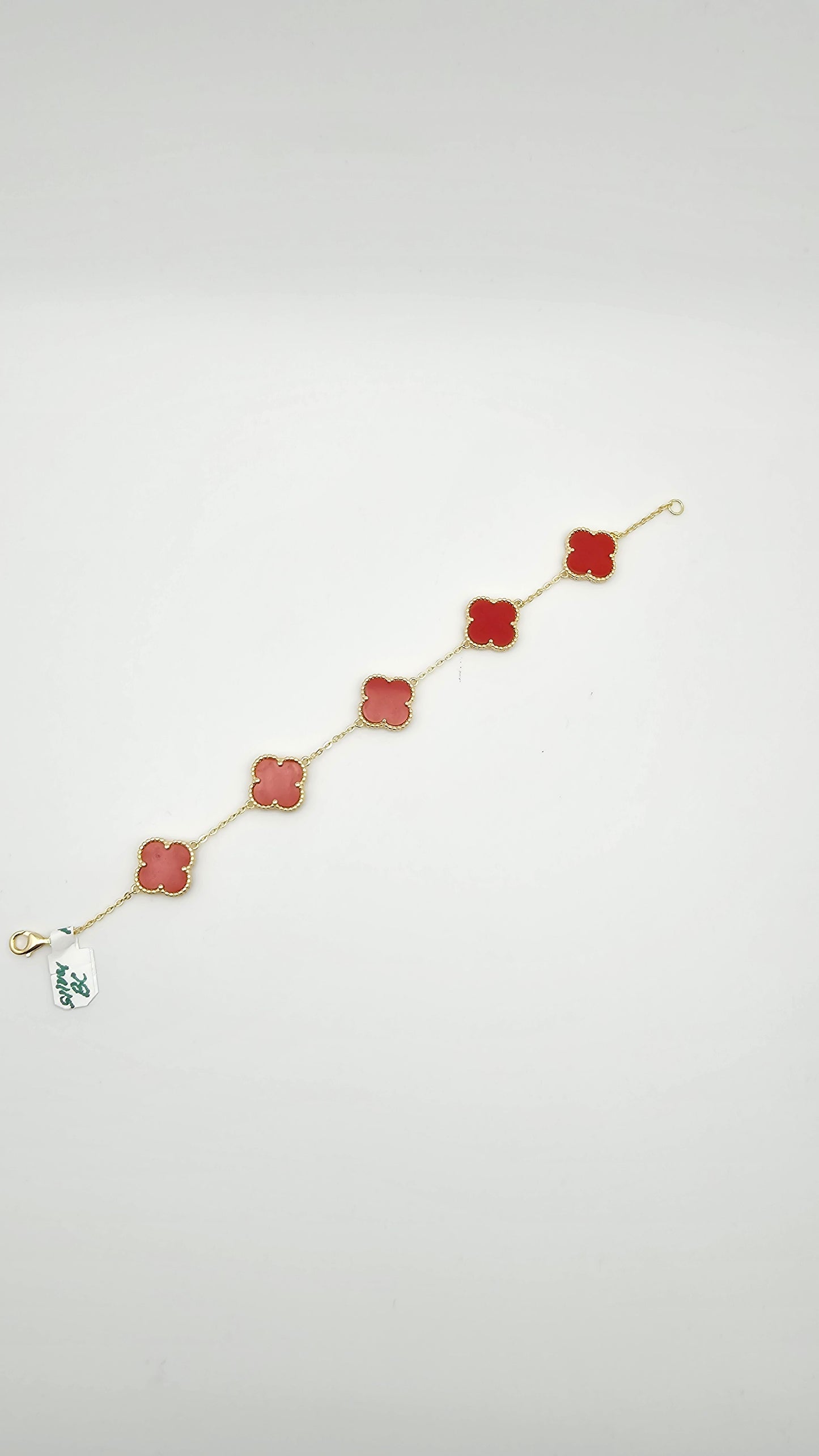 Clover bracelets, 925 Silver & 18kt gold plated