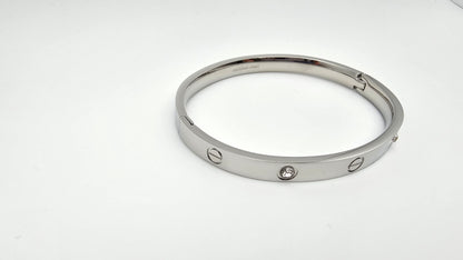 Bangle with 4 Stone Accents