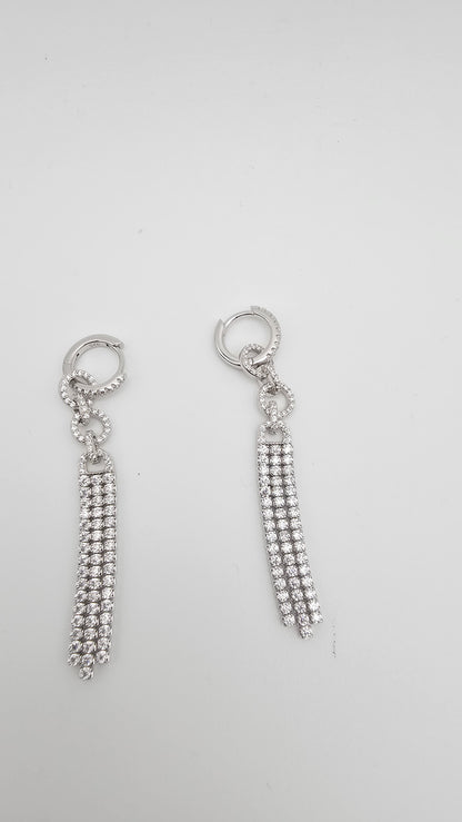 Detachable hoops, multi use danglers , gold and silver