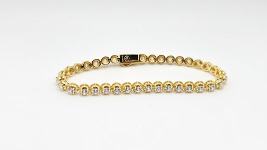 Round Cut Tennis Bracelet | Classic Sparkle with Timeless Elegance