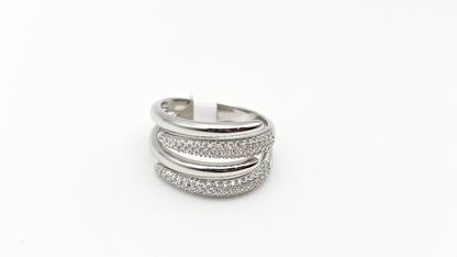 Three Row Band Ring | US Size 6, 7