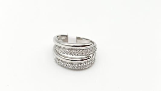 Three Row Band Ring | US Size 6, 7