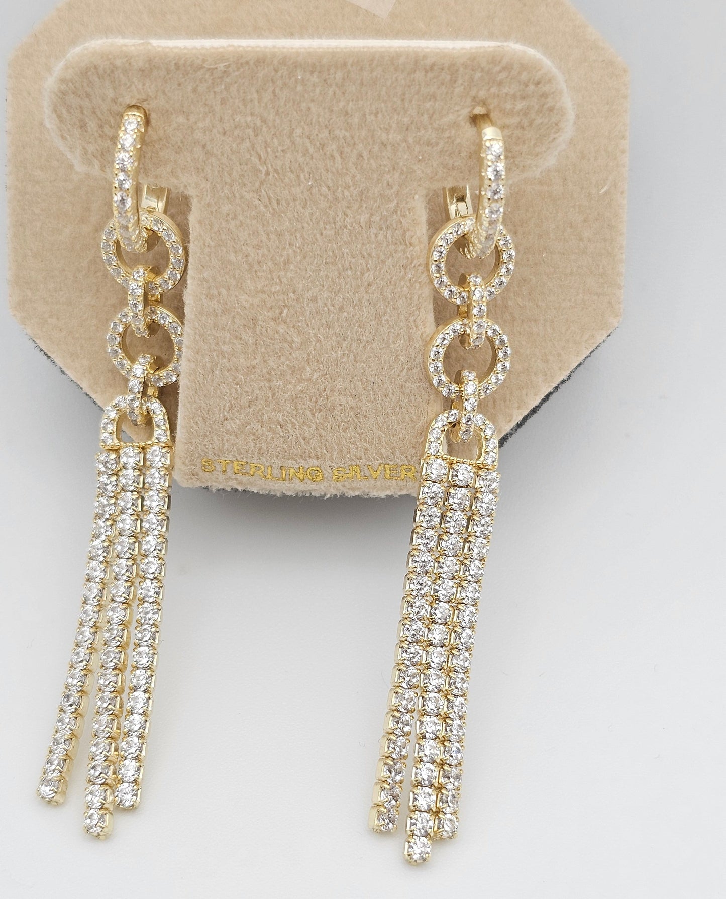 Detachable hoops, multi use danglers , gold and silver
